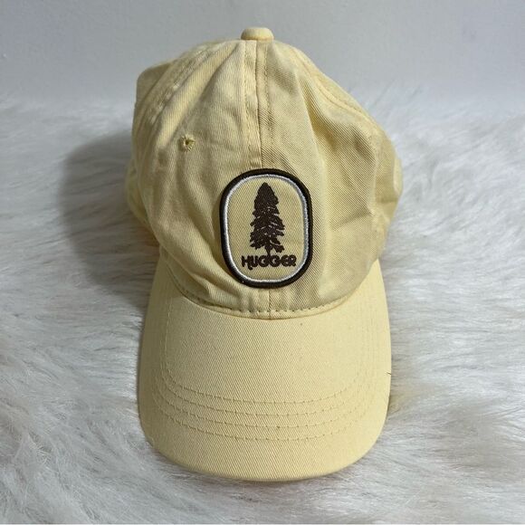 100% Organically Grown Cotton Yellow "Tree Hugger" Baseball Hat -- OS - Picture 4 of 8